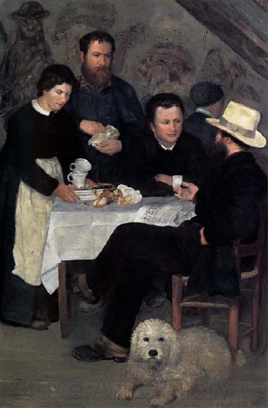 Pierre Auguste Renoir At the Inn of Mother Anthony